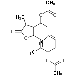 CAS#: 39262-27-6, (6E,10E)-3,6,10-Trimethyl-2-Oxo-2,3,3A,4,5,8,9,11A-Octahydrocyclodeca[b]Furan-4,9-Diyl Diacetate