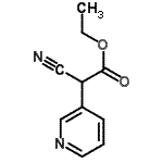 CAS 登录号：39266-24-5， 乙基氰基(3-吡啶基)乙酸酯