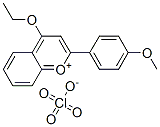 CAS 登录号：39273-52-4， 乙基-[2-(4-甲氧基苯基)苯并吡喃-4-亚基]水合氢离子高氯酸盐