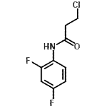 CAS#: 392741-26-3, 3-Chloro-N-(2,4-Difluorophenyl)Propanamide
