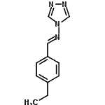 CAS#: 393523-46-1, (E)-1-(4-Ethylphenyl)-N-(4H-1,2,4-Triazol-4-Yl)Methanimine