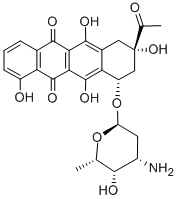 CAS#: 39472-31-6, (7S,9S)-9-Acetyl-7-[(4S,5S,6S)-4-Amino-5-Hydroxy-6-Methyloxan-2-Yl]Oxy-4,6,9,11-Tetrahydroxy-8,10-Dihydro-7H-Tetracene-5,12-Dione Hydrochloride
