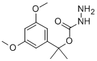 CAS 登录号：39508-00-4， 1-(3,5-二甲氧基苯基)-1-甲基乙基肼基甲酸酯