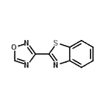 CAS#: 39512-78-2, 2-(1,2,4-Oxadiazol-3-Yl)-1,3-Benzothiazole