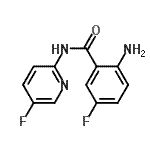 CAS 登录号：395684-45-4， 2-氨基-5-氟-N-(5-氟-2-吡啶基)苯甲酰胺