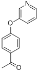 CAS 登录号：39572-18-4， 1-[4-(吡啶-3-基氧基)苯基]乙烷-1-酮