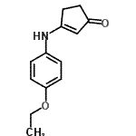 CAS 登录号：396104-41-9， 3-[(4-乙氧基苯基)氨基]-2-环戊烯-1-酮
