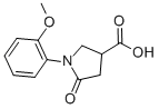 CAS 登录号：39629-90-8， 1-(2-甲氧基-苯基)-5-氧代-吡咯烷-3-羧酸
