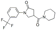CAS 登录号：39630-19-8， 4-(哌啶-1-羰基)-1-[3-(三氟甲基)苯基]吡咯烷-2-酮E