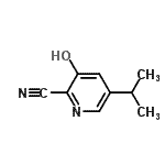 CAS 登录号：3971-83-3， 3-羟基-5-异丙基-2-吡啶甲腈