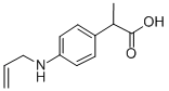 CAS#: 39718-74-6, 2-(4-((2-Propenyl)Amino)Phenyl)Propionic Acid