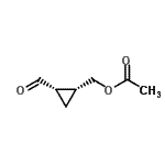 CAS 登录号：397274-64-5， [(1R,2S)-2-甲酰基环丙基]甲基乙酸酯