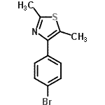 CAS#: 397283-49-7, 4-(4-Bromophenyl)-2,5-Dimethyl-1,3-Thiazole
