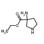CAS#: 39739-37-2, Ethyl 3-Amino-3-Pyrrolidinecarboxylate