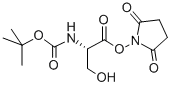 CAS 登录号：39747-65-4， N-[(1,1-二甲基乙氧基)羰基]-L-丝氨酸 2,5-二氧代-1-吡咯烷基酯