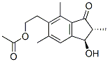 CAS#: 39765-77-0, 2-[(1R,2R)-1-Hydroxy-2,4,6-Trimethyl-3-Oxo-1,2-Dihydroinden-5-Yl]Ethyl Acetate