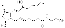 CAS#: 398138-28-8, (5Z,8xi,13E)-9,15-Dihydroxy-N-(2-Hydroxyethyl)-11-Oxoprosta-5,13-Dien-1-Amide