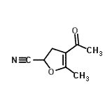 CAS#: 39822-46-3, 4-Acetyl-5-Methyl-2,3-Dihydro-2-Furancarbonitrile