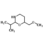 CAS 登录号：39883-23-3， 2-异丙基-6-(甲氧基甲基)-1,3-恶嗪烷