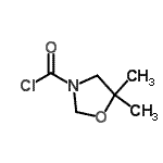 CAS 登录号：39885-54-6， 5,5-二甲基-1,3-恶唑烷-3-甲酰氯
