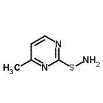 CAS#: 3993-59-7, 2-(Aminosulfanyl)-4-Methylpyrimidine