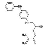 CAS#: 39940-88-0, 3-[(4-Anilinophenyl)Amino]-2-Hydroxypropyl Methacrylate