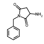 CAS 登录号：400045-28-5， 3-氨基-1-苄基-2,5-吡咯烷二酮