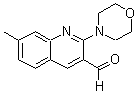 CAS#: 400067-02-9, 7-Methyl-2-(4-Morpholinyl)-3-Quinolinecarbaldehyde