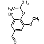 CAS#: 400070-31-7, 3-Bromo-4-Isopropoxy-5-Methoxybenzaldehyde