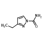 CAS 登录号：40014-38-8， 3-乙基-1H-吡唑-1-甲酰胺