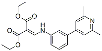 CAS 登录号：40034-52-4， [[[3-(2,6-二甲基-4-吡啶基)苯基]氨基]亚甲基]丙二酸二乙酯