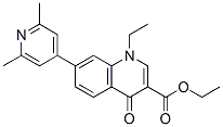CAS#: 40034-74-0, Ethyl 7-(2,6-Dimethylpyridin-4-Yl)-1-Ethyl-4-Oxo-Quinoline-3-Carboxylate