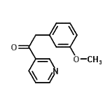 CAS 登录号：40061-25-4， 2-(3-甲氧基苯基)-1-(3-吡啶基)乙酮