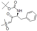 CAS 登录号：400611-25-8， (3S)-3-[[(1,1-二甲基乙氧基)羰基]氨基]-2-氧代-4-苯基丁烷亚基二甲基氧化锍
