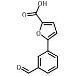 CAS 登录号：400748-81-4， 5-(3-甲酰基苯基)-2-糠酸