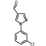 CAS#: 400877-26-1, 1-(3-Chlorophenyl)-1H-Pyrazole-4-Carbaldehyde