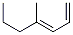 CAS 登录号：40095-05-4， 4-甲基-(E)-1,3-庚二烯