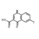CAS#: 40107-06-0, 4-Hydroxy-6-Iodo-3-Quinolinecarboxylic Acid