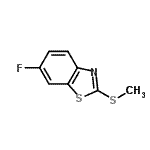 CAS#: 401567-35-9, 6-Fluoro-2-(Methylsulfanyl)-1,3-Benzothiazole