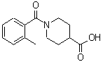 CAS 登录号：401581-31-5， 1-(2-甲基苯甲酰)-4-哌啶羧酸