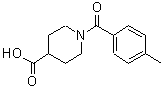 CAS 登录号：401581-34-8， 1-(4-甲基苯甲酰)-4-哌啶羧酸