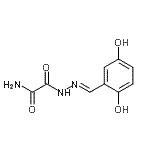 CAS 登录号：401638-77-5， 2-[(2E)-2-(2,5-二羟基苄亚基)肼基]-2-氧代乙酰胺