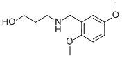CAS 登录号：40171-91-3， 3-(2,5-二甲氧基-苄基氨基)-丙-1-醇