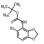 CAS#: 401811-77-6, 2-Methyl-2-Propanyl (5-Bromo-1,3-Benzodioxol-4-Yl)Carbamate