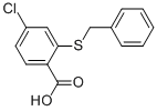 CAS 登录号：40183-35-5， 2-(苄基硫代)-4-氯苯甲酸