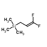 CAS#: 40207-81-6, (3,3-Difluoro-2-Propen-1-Yl)(Trimethyl)Silane