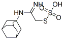 CAS 登录号：40283-70-3， 硫代硫酸氢 S-[2-(金刚烷-1-基氨基)-2-亚氨基乙基]酯