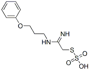CAS 登录号：40283-89-4， 硫代硫酸氢 S-[2-亚氨基-2-[(3-苯氧基丙基)氨基]乙基]酯