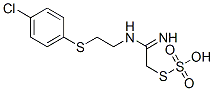 CAS#: 40283-99-6, Thiosulfuric Acid Hydrogen S-[2-[[2-[(4-Chlorophenyl)Thio]Ethyl]Amino]-2-Iminoethyl] Ester