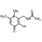 CAS#: 402937-59-1, N-[(3-Hydroxy-1,6-Dimethyl-4-Oxo-1,4-Dihydro-2-Pyridinyl)Methyl]Acetamide